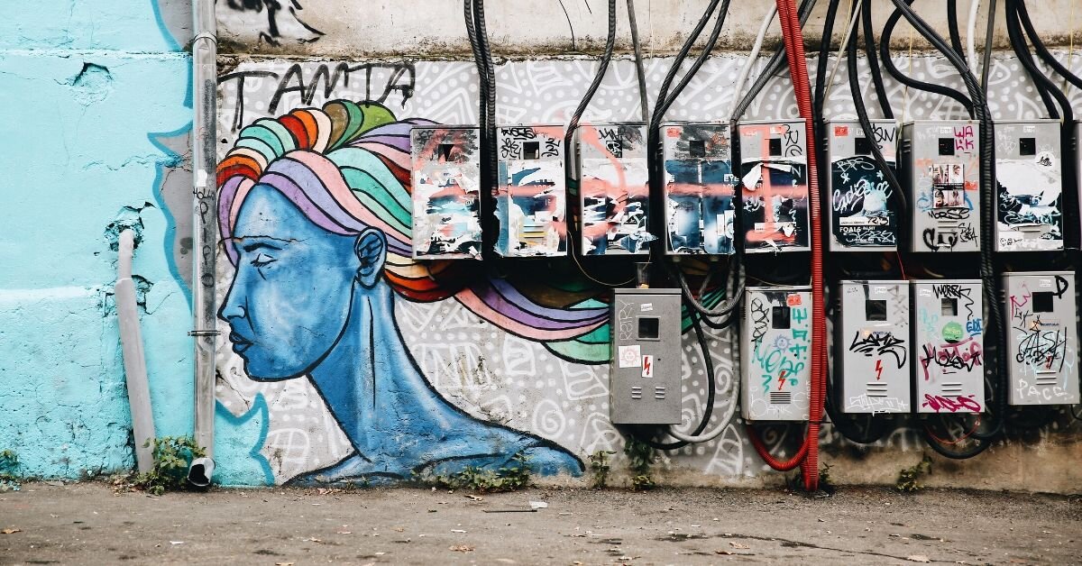 Graffiti Artwork in Tbilisi, Georgia